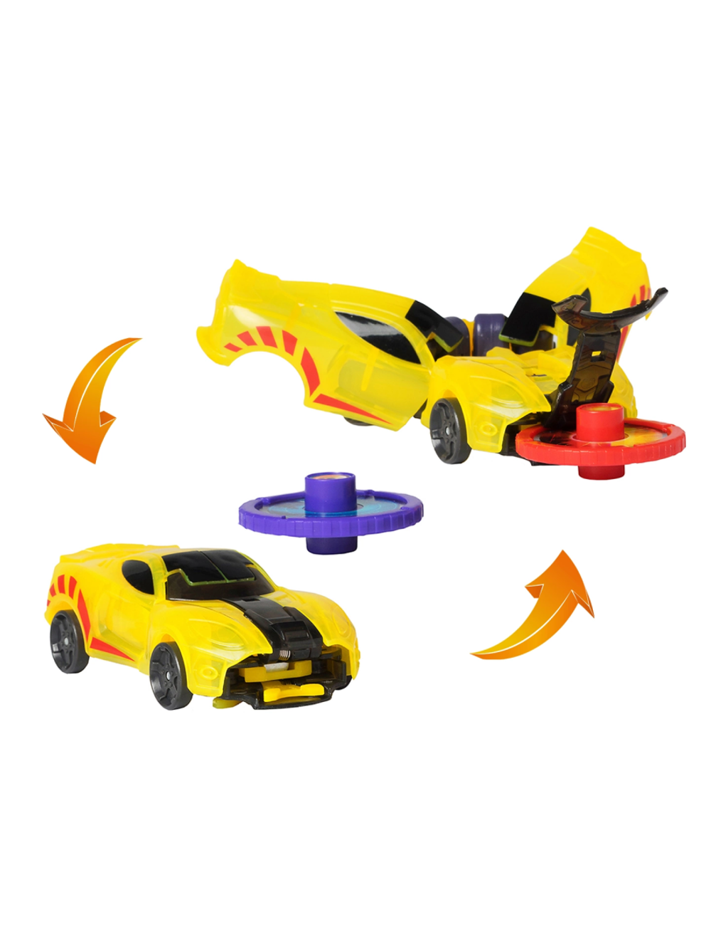 Машинка-трансформер Спаркбаг Дикие Скричеры 34822