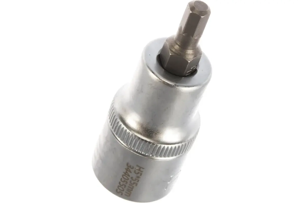 Головка-бита 6-гранная 5мм 1/2" (L-55мм) ROCKFORCE RF-34405505