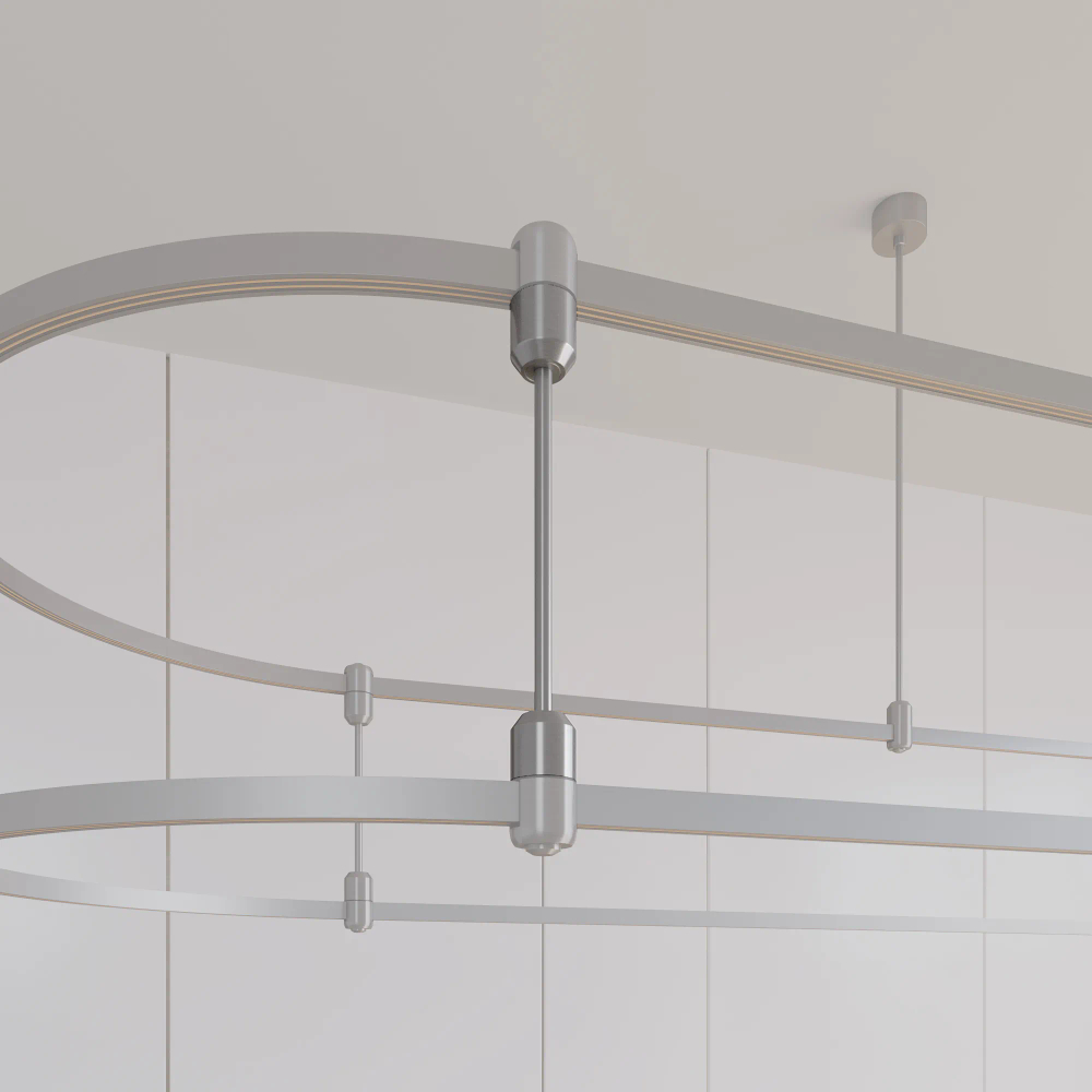 Коннектор жесткий с питанием ART-APRIORI-CON-ROD-A-L260-POWER (TN, вертикальный) (Arlight, IP20 Металл, 3 года) 047822