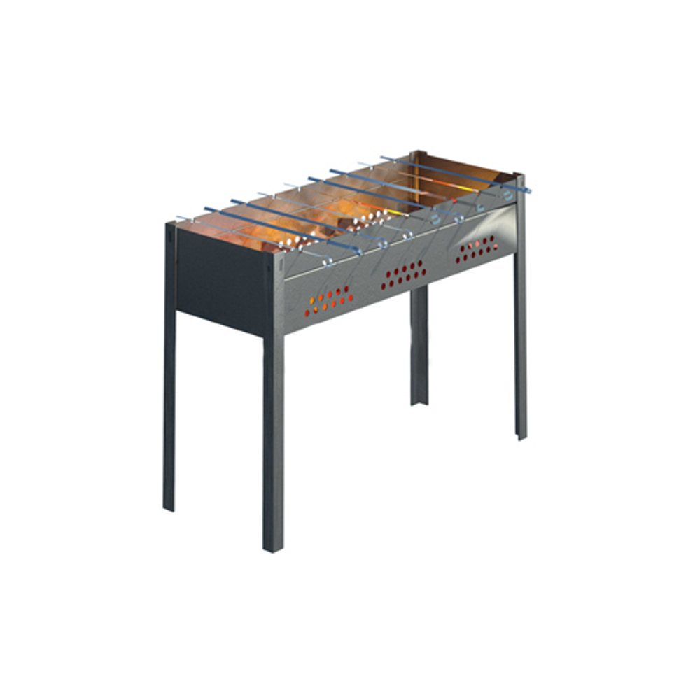 Мангал +9 шампуров ЛИАНА Ж-552