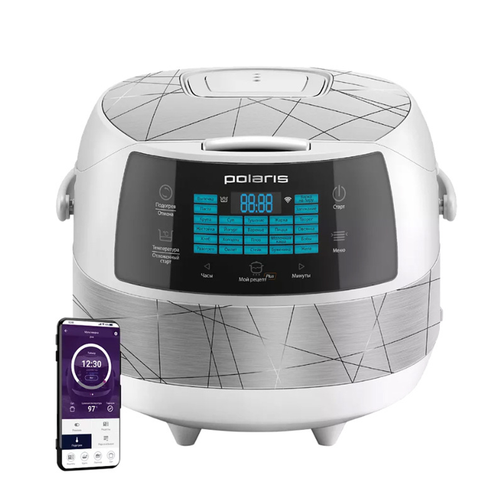 Мультиварка Polaris PMC 5017 Wi-Fi IQ Home, белый
