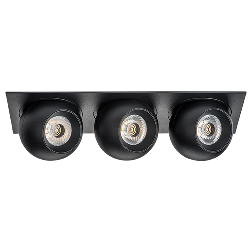 i537747474 Светильник INTERO LED 9W*3 850LM*3 24G ЧЕРНЫЙ 4000K (217537+217074+217074+217074)