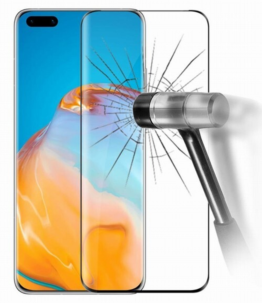 Защитное стекло "Премиум" для Xiaomi Mi 9 Черное