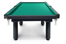 Домашний 2 New СБ 8 (Пул, GRAPHITE New, ДСП, Manchester 45 Yellow green ш1,98м, Х/б сетка, Кожа черная)