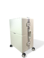 Средний чемодан Bon-Voyage Model Wave, Белый, M+