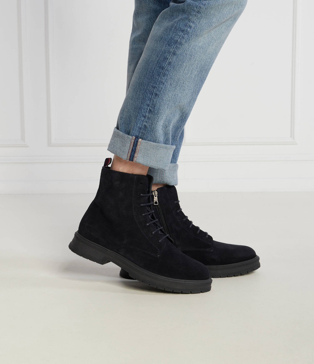 Кожаная обувь Tommy Hilfiger - темно-синий(FM0FM04674)