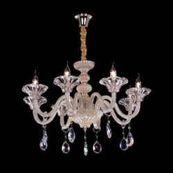Citilux Ирида CL351181 Люстра стеклянная подвесная Шампань