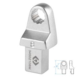 KING TONY (34502108M) Насадка накидная серии "FIT", 8 мм, 9х12 мм