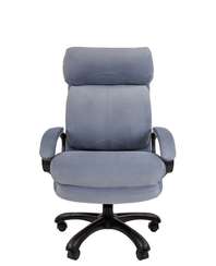 Кресло Chairman Home 505 Россия ткань Т-71 голубой (черный пластик)