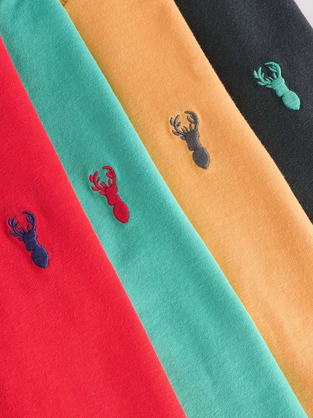 Футболка для мальчика Next AG3-090, 4 шт., Красный, Голубой, Песочный