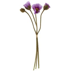GAEM Цветы искусственные "Букет маков", L14 W12 H52 см