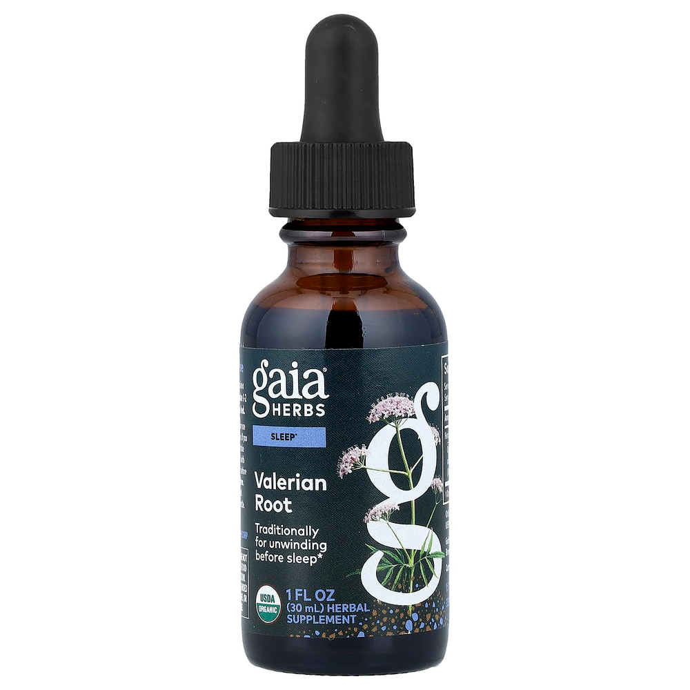 Gaia Herbs, корень валерианы, 30 мл (1 жидк. унция)
