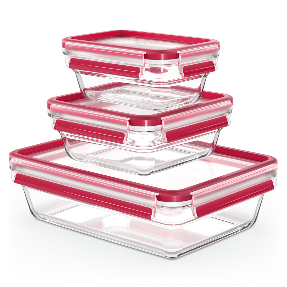 Набор контейнеров Tefal Masterseal Glass 3 предмета F1050210