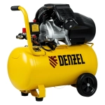 DENZEL DCV2200/50 компрессор воздушный 2.2 квт, прямой привод, 50 литров, 380 л/мин 58167