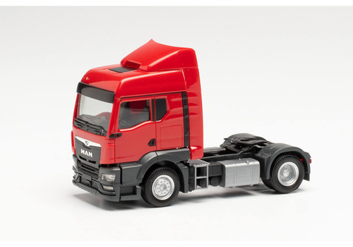 Тягач MAN TGS TM с дефлекторами, красный