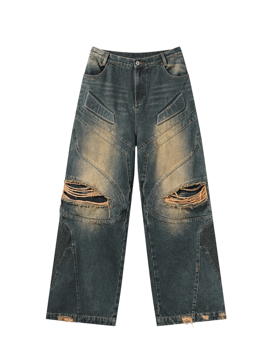 Джинсы BLIND "Aged Effect" Distressed Jeans