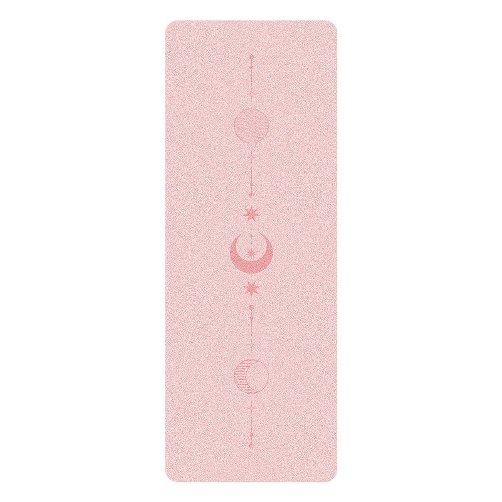 ULTRAцепкий 100% каучуковый коврик для йоги Ultra Moon Pink 185*68*0,5 см