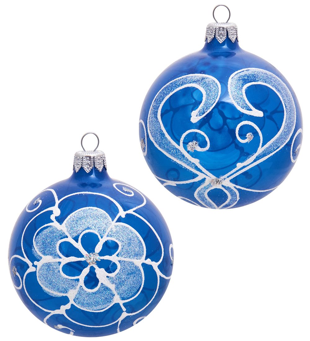 Элита НФШ-1372 Набор ел.украшений Шар 2шт «Новогодняя фантазия» 85 мм