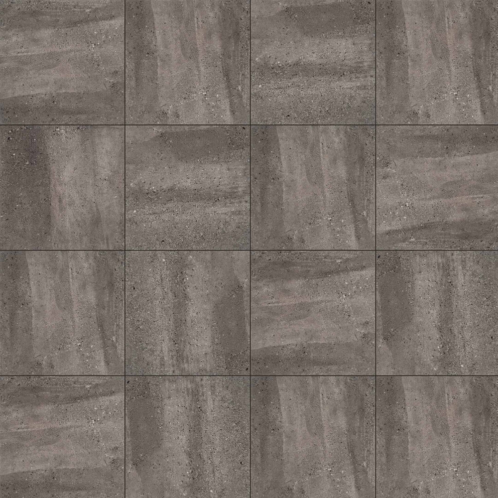 Керамогранит New Trend Romana темно-серый карвинг 600x600x9,5 мм (4 шт.=1,44 кв.м)