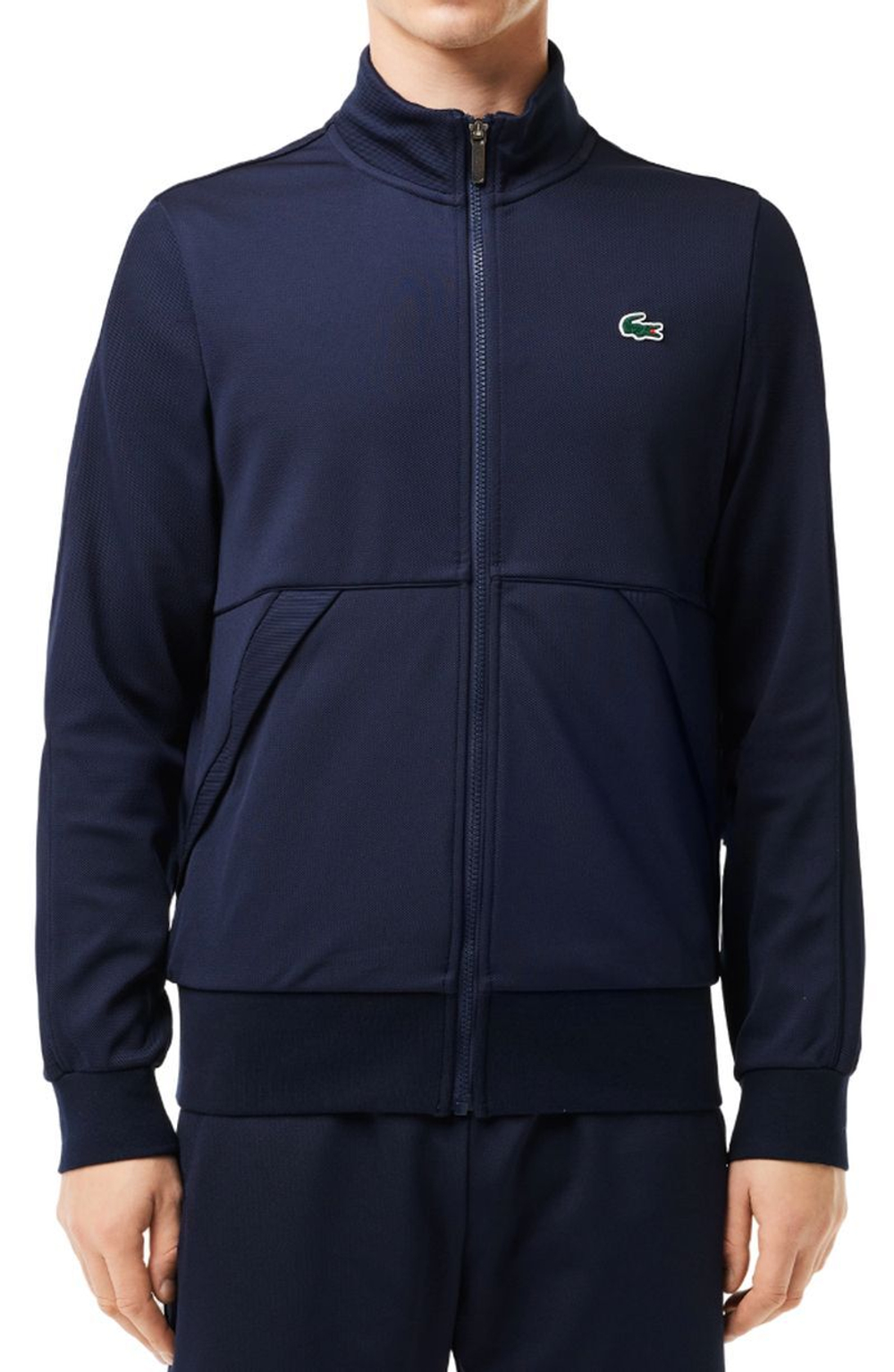 Мужская теннисная кофта Lacoste Zipped Sport Sweatshirt - небесный