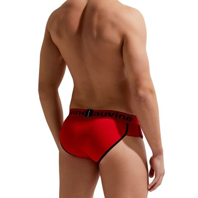 Мужские трусы-брифы Gauvine (Размер: XL) (Цвет: красный)