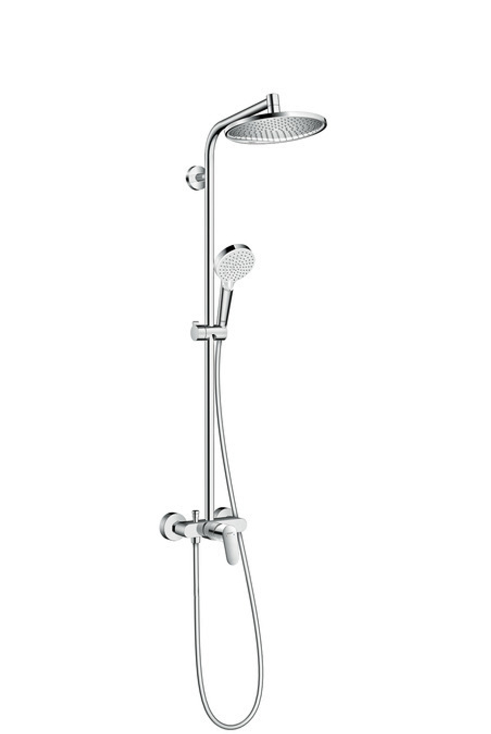 Душевая система Hansgrohe Crometta S 240 1jet Showerpipe Ecosmart 27269000