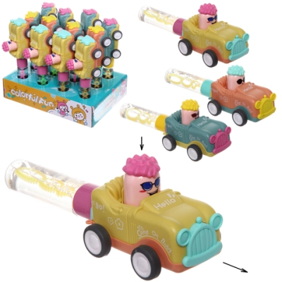 Мыльные пузыри «Лихач» 21 см, 80 мл, иннерционная машинка