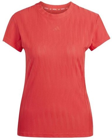 Женская теннисная футболка Adidas Climacool Freelift - Red