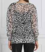 Хлопковый свитер TWINSET - белый(222TP3541)