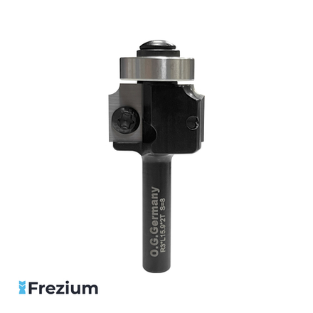 Радиусная фреза со сменными ножами "O.G.Germany" (R2 D26,5xL15,9xS8xH57; R2N1Z)