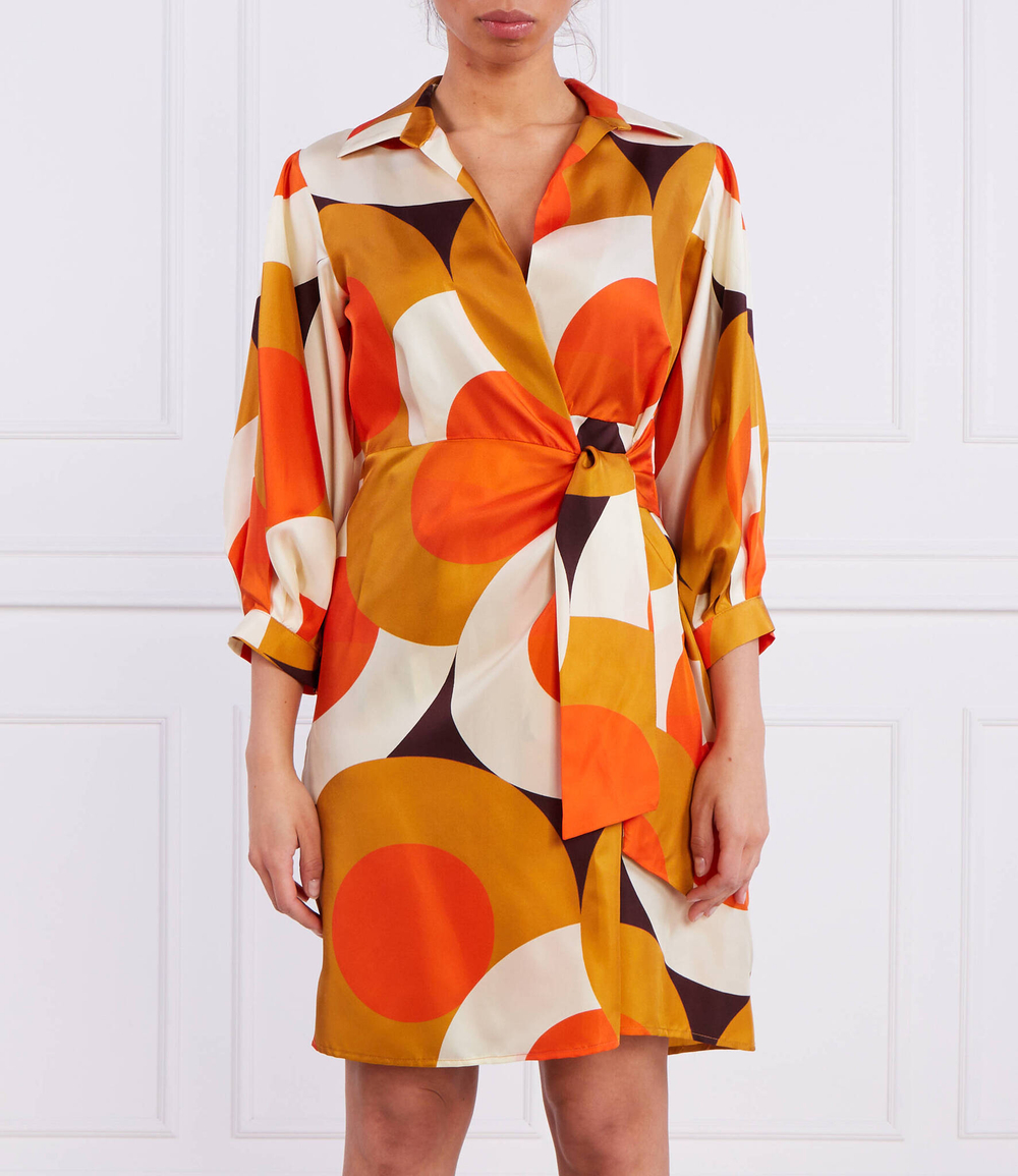 Шелковое платье Beatrice B - оранжевый(23FE6040CIRCLE)