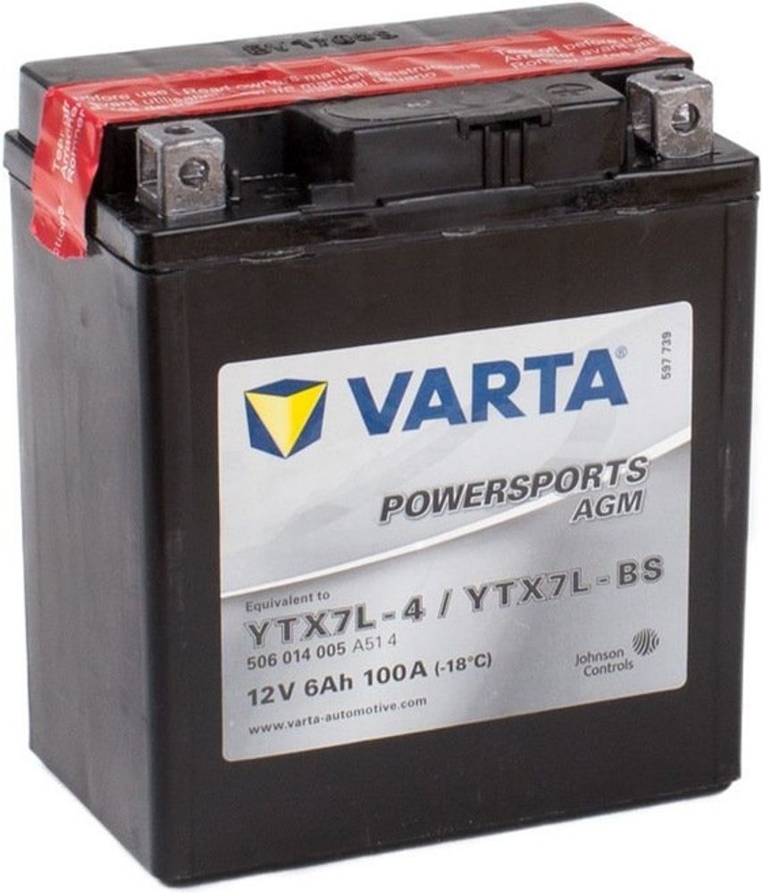 VARTA YTX7L-BS аккумулятор