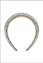 Ободок камни. Цвет - серебристый