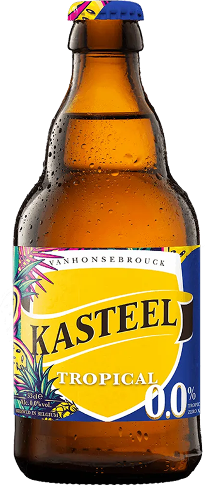 Пиво Кастель Тропикал 0.0 Безалкогольное / Kasteel Tropical 0.0 0.33 - стекло