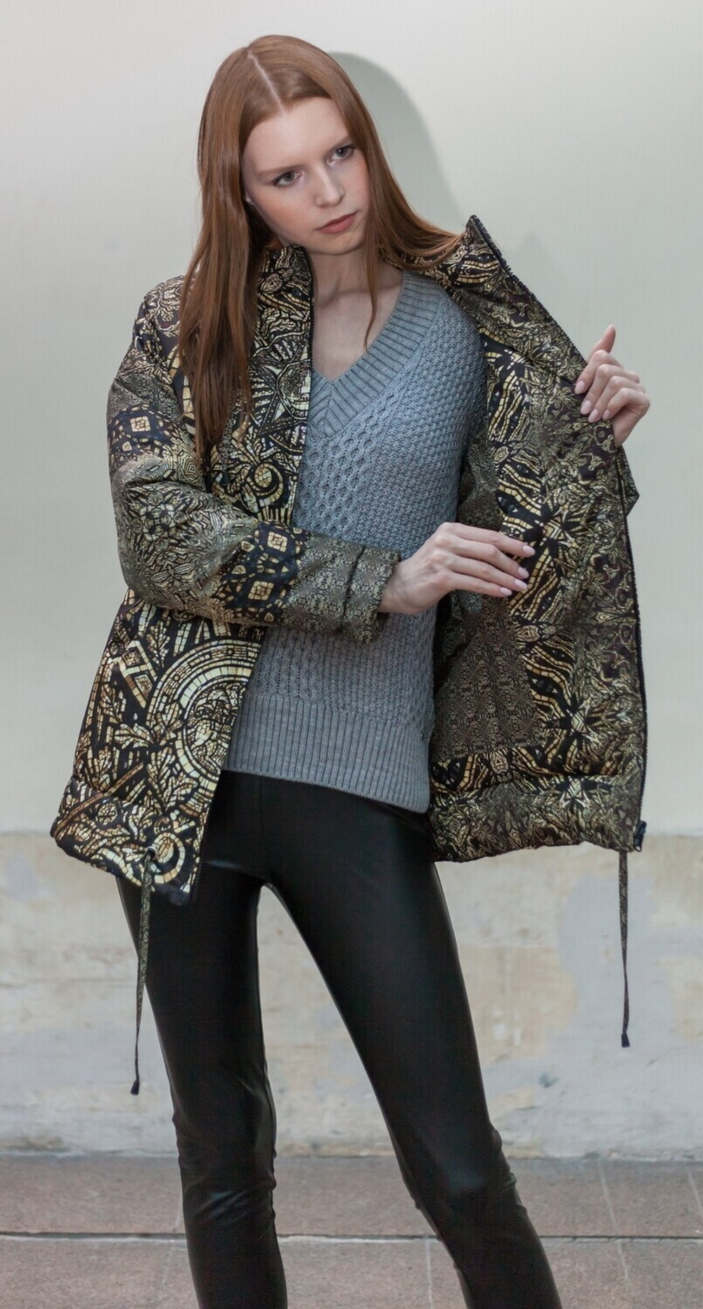 Куртка "Три Империи", по мотивам мозаик П. Корина в подземном вестибюле станции метро "Комсомольская"