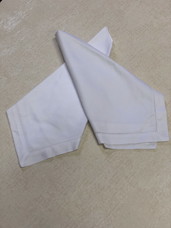 Скатерть 170х270 и 12 салфеток Gamba 1352 Bianco белая