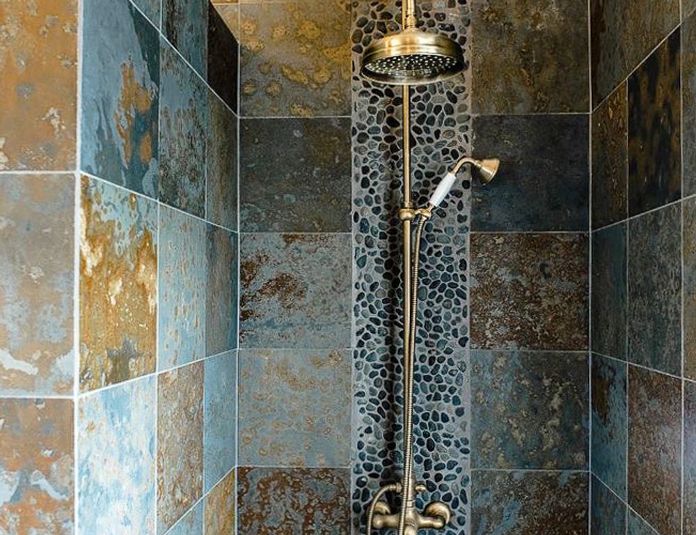 Плитка-сланец мультиколор, натуральный скол Pharaon 300x600x10