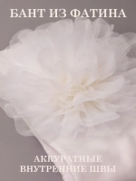 Повязка на голову бантик для девочки