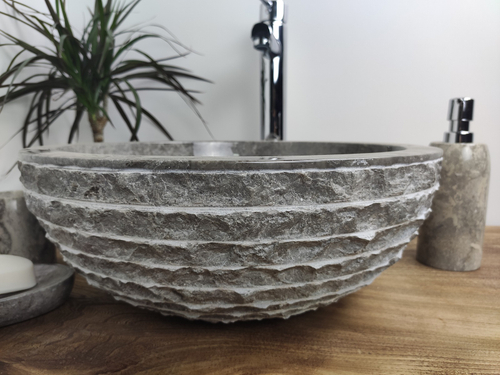 Раковина из мрамора Bowl Grey Marmo Small BM-60241 40*40*15
