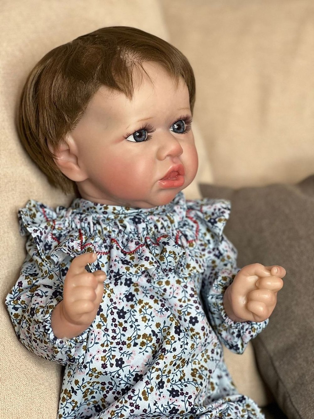 Кукла Реборн виниловая 55см в пакете (FA-535)