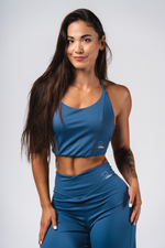 Топ Deni x NEBBIA Sports Crop Tank 309 Голубой