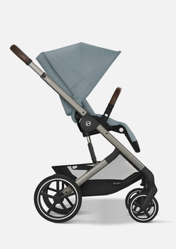 Cybex Детская коляска Balios S Lux BLK 2 в 1 цвет Stormy Blue