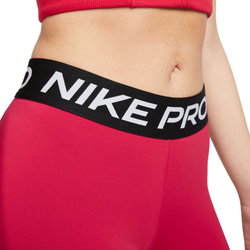 Леггинсы Nike Pro Dri-Fit Tight Hi Rise - mystic hibiscus/black/white