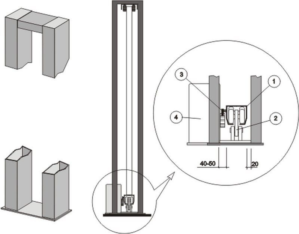 Столб П-образный