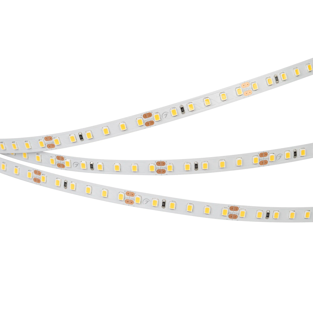 Светодиодная лента UL-A120-8mm 24V Warm3000 (9.6 W/m, IP20, 5m) (Arlight, 7 лет) 042297
