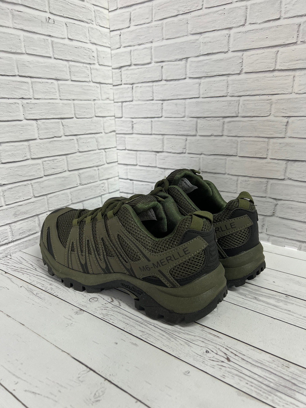 Кроссовки M6-MERLLE весна-лето / олива