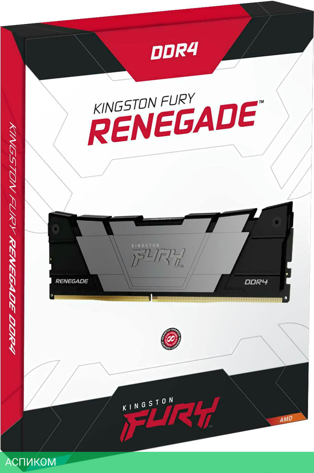 Оперативная память Kingston Fury Renegade DDR4 4x16GB (KF432C16RB12K4/64)