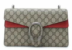 Сумка Gucci Dionysus GG Supreme Small бежевый/красный