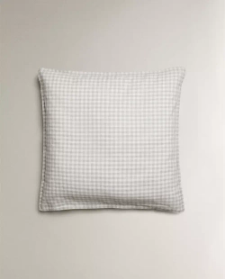 ZARA HOME ДЕТСКАЯ НАВОЛОЧКА В КЛЕТКУ, СЕРЫЙ