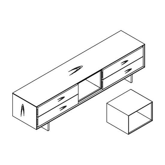 Тумба под TV MIRAMAR, MOD INTERIORS